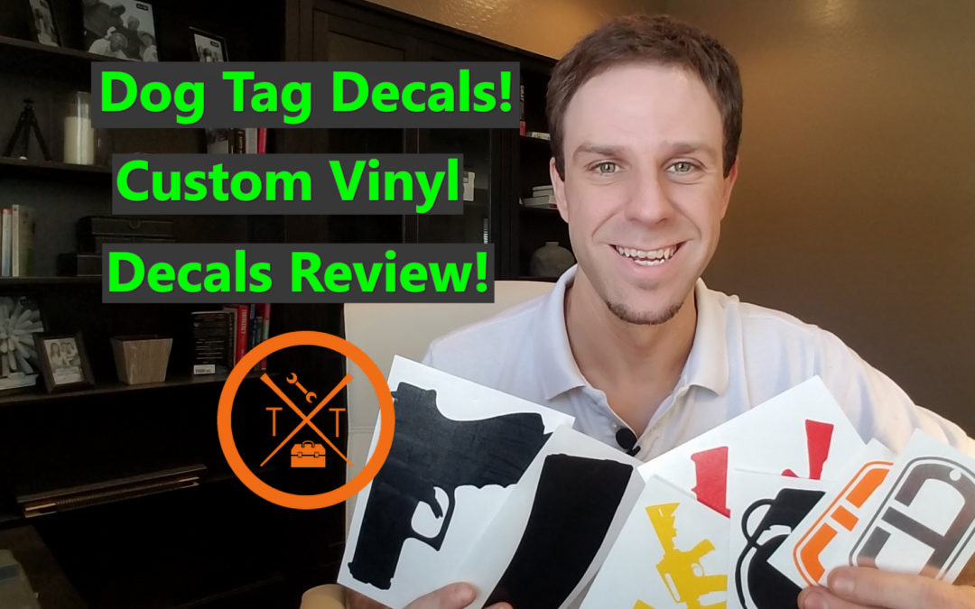Dog Tag Decals, Custom Vinyl Decals Review & Giveaway!