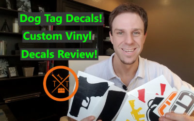 Dog Tag Decals, Custom Vinyl Decals Review & Giveaway!