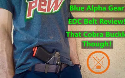 Blue Alpha Gear EDC Belt Review! Perfect For CCW!