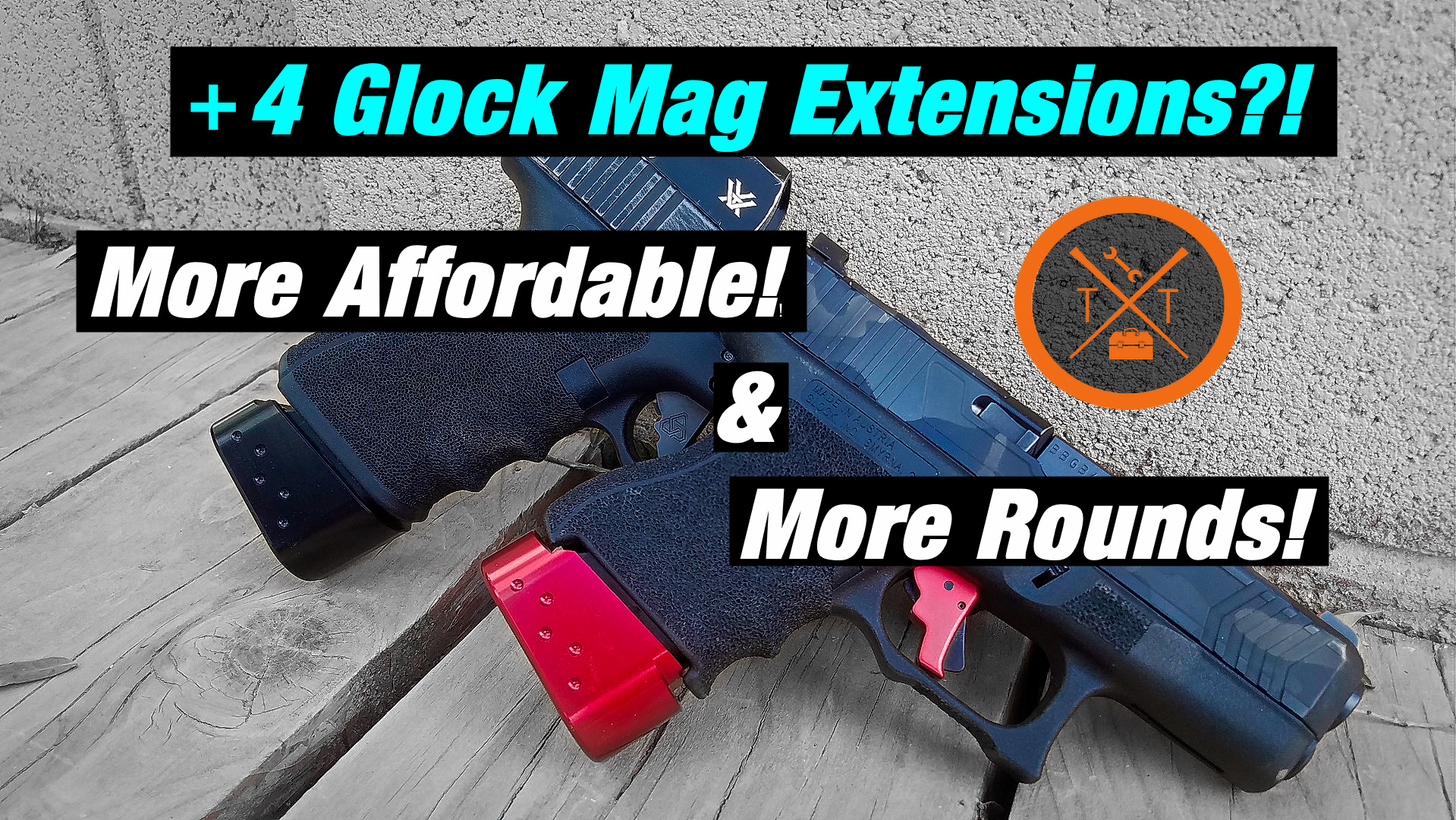 taran tactical glock 17 mag extension install