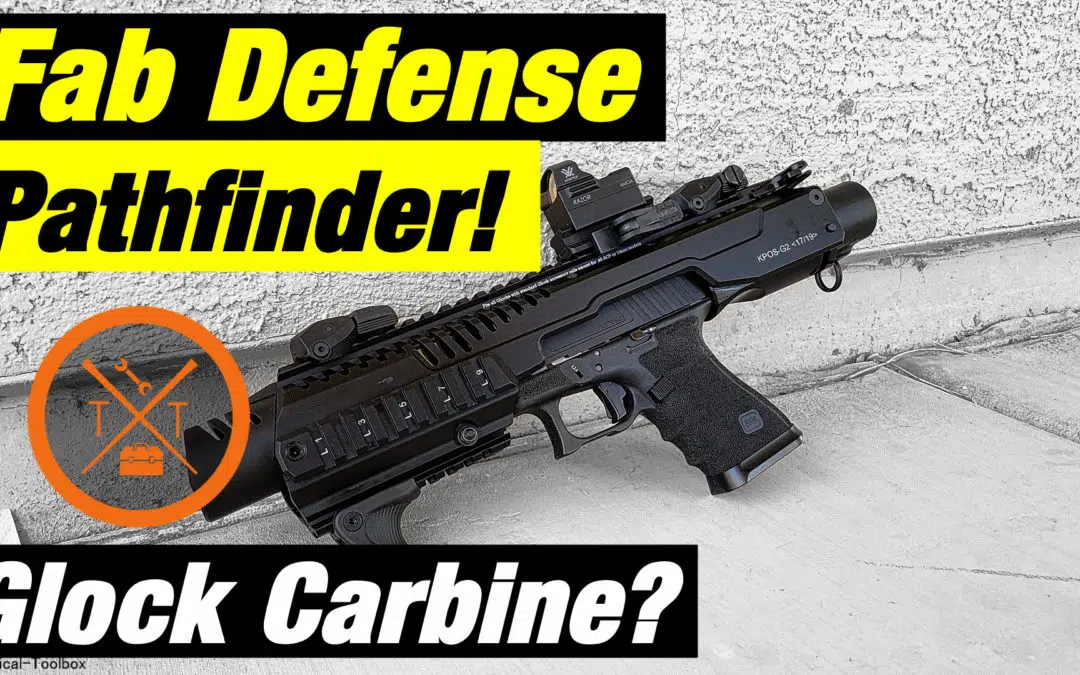 Glock 19 Pistol Carbine Conversion KPOS G2P Pathfinder Review!