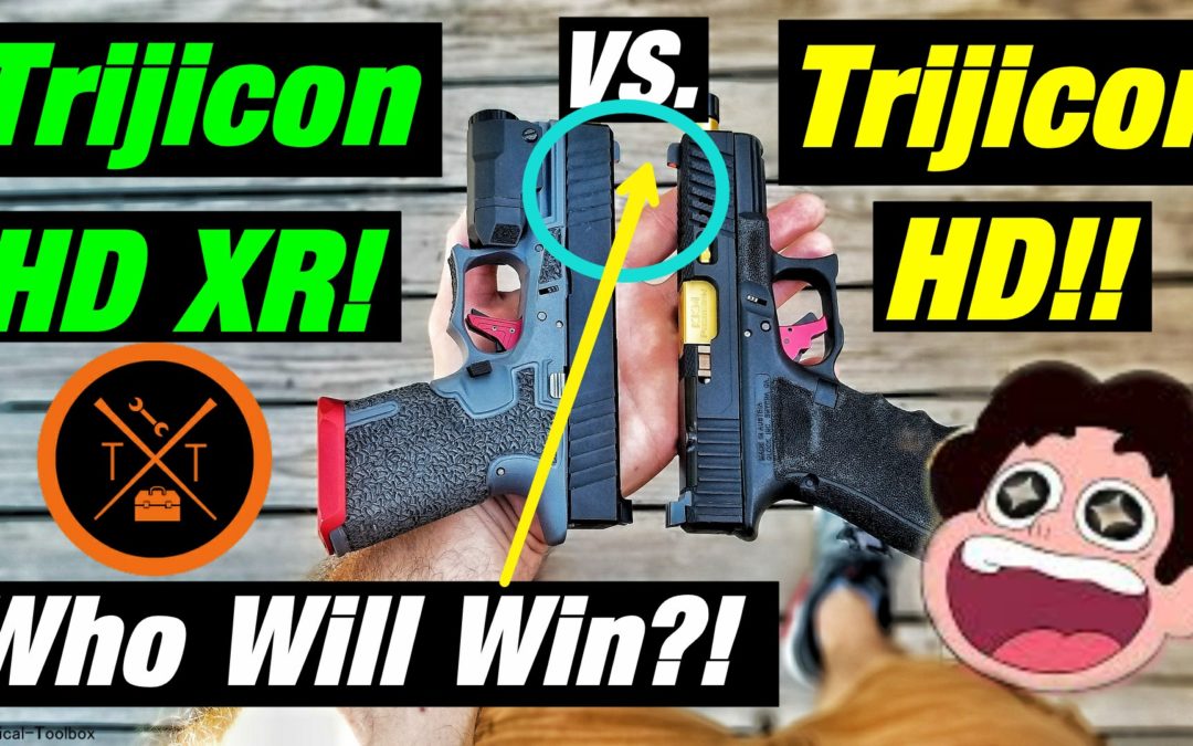 Best Night Sights For Home Defense – Trijicon HD XR vs HD!! (Parts List)