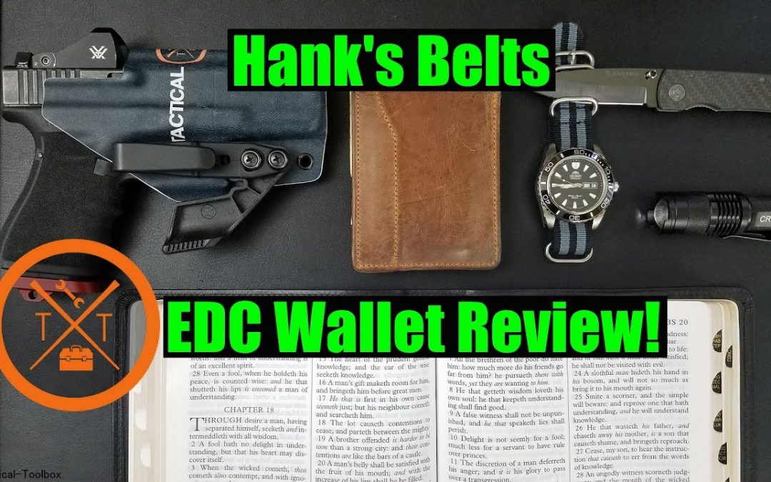 Hanks Belt’s: EDC Wallet Review COUPON CODE!