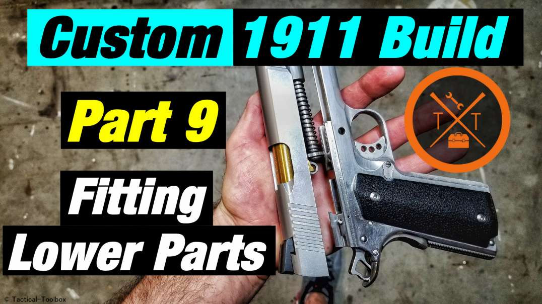 Custom 1911 Build! Part 9 // Fitting & Install Frame Parts
