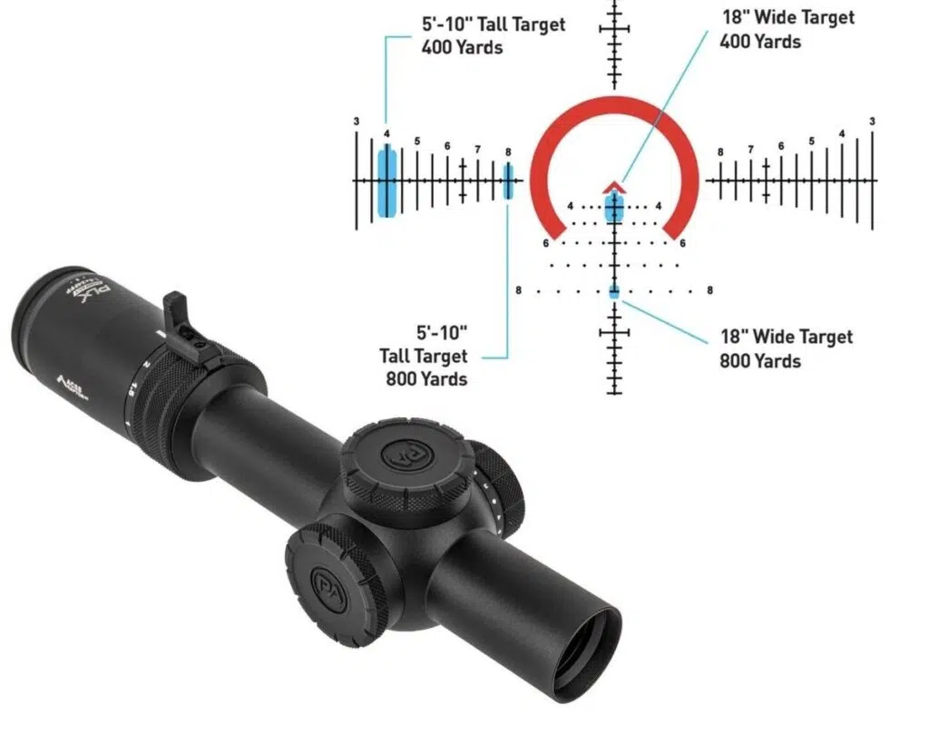 Primary Arms Compact PLxC 1-8x24 FFP Rifle Scope 